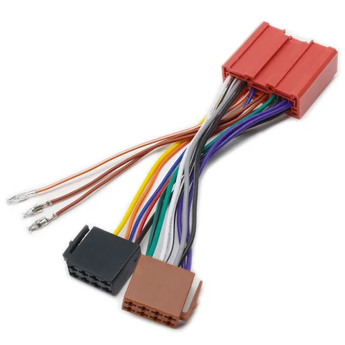 Vista 7 de Adaptador de arnés de cableado de radio ISO compatible con Mazda CX7 CX9 MPV Cable de arnés de cable estéreo multicolor