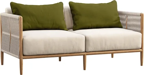 Vista 103 de Funda de almohada lumbar de tela de poliéster para interiores y exteriores, impermeable, rectangular, para todo tipo de clima, para muebles