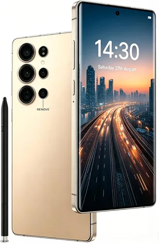 Vista 21 de Teléfonos desbloqueados C25 Ultra 8GB+256GB Android 14 teléfono Rosa