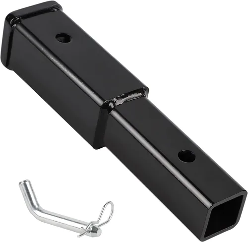 Vista 11 de CPROSP Extensión de enganche de 12 pulgadas, se adapta a barra de remolque de tubo receptor de 2 pulgadas, vástago de acero resistente de 6000 11.8