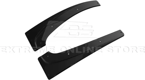 Vista 8 de Repuesto para todos los modelos Chevrolet Corvette C5 1997-2004 ZR1 Par de extensión de panel basculante de faldas laterales de estilo extendido