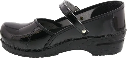 Vista 2 de BJORK Swedish Comfort Zuecos de cuero Marcella Mary Jane para mujer