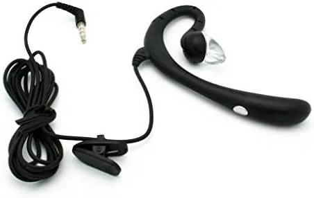 Vista 2 de Auriculares mono con cable con micrófono compatible con Motorola Moto Z4, auriculares de 0.138 in con micrófono manos libres para Moto Z4