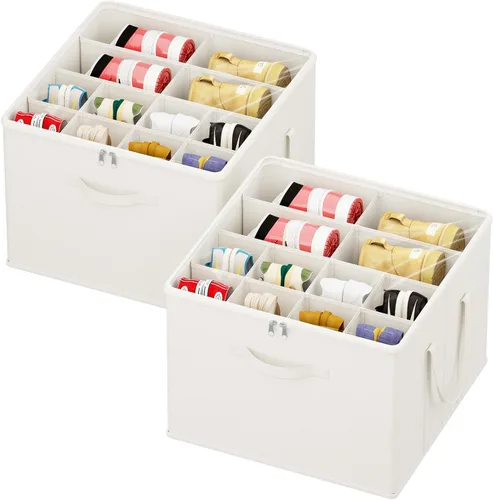 Vista 28 de Lifewit Organizador de almacenamiento de zapatos para armario para 12-16 pares, contenedor de almacenamiento grande de tela con cubierta