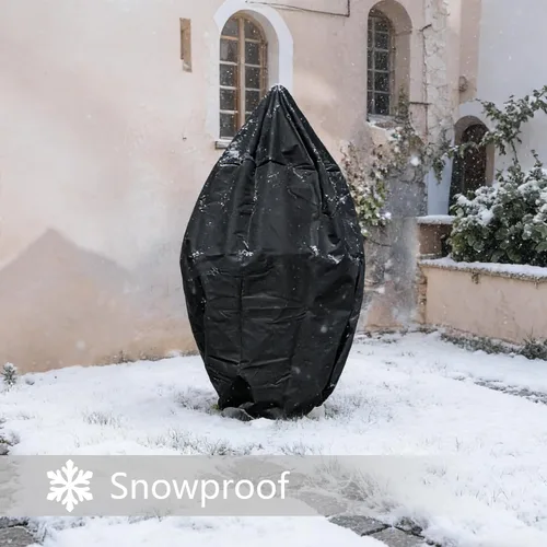 Vista 6 de Funda para fuente de agua al aire libre para invierno, impermeable, resistente, 600D, protector de muebles de patio, accesorios anticongelantes