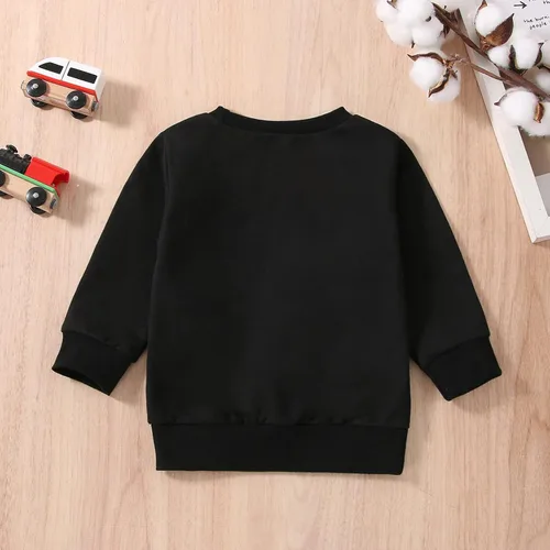 Vista 3 de Sudadera con cuello redondo para el día de San Valentín para bebé, niña, niño, para el día de San Valentín