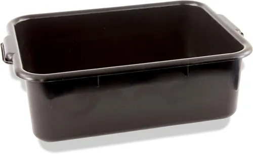 Vista 4 de Crestware Bañera de autobús pesada, 5 pulgadas, gris