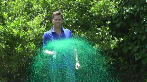 Vista 2 de Hydro Mousse - Recarga de césped líquido, semillas de follaje festuca, 2 libras (Cubre hasta 400 pies cuadrados).