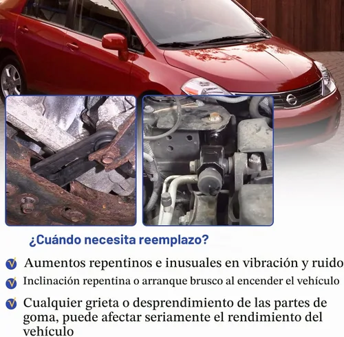 Vista 5 de Motor de montaje del motor y montaje de transmisión para Nissan Versa 2007-2012