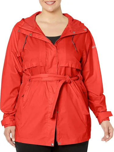 Vista 13 de Columbia Pardon My Trench - Chaqueta impermeable para mujer Fósil antiguo
