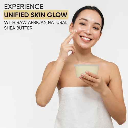 Vista 8 de HERBOGANIC Manteca de karité africana pura cruda orgánica, marfil blanco 100% natural sin refinar Para cuerpo y cabello cuero cabelludo sin OMG