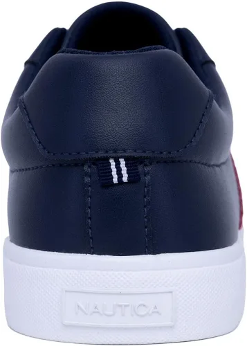 Vista 3 de Nautica Zapatos casuales para hombre, mocasines clásicos con cordones, tenis de moda, en tamaños medianos y anchos