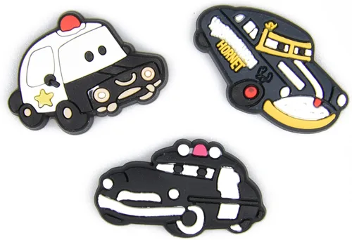 Vista 6 de XQNB Diferentes dijes de zapatos de PVC de dibujos animados para zapatos de coche, decoración de pulsera, accesorios para regalos de fiesta de niños