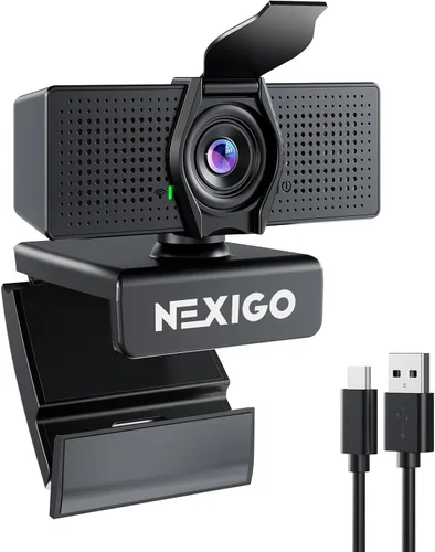 Vista 16 de Certificada para Zoom, NexiGo N940P (Gen 2) Cámara web con zoom 2K y control remoto Sensor Sony Starvis Zoom 3X de acercar y alejar Micrófono