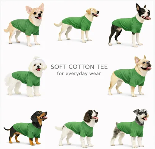 Vista 67 de Lovelonglong 2019 - Ropa para mascotas, Disfraces para Perro, Ropa Camisetas en blanco para Perros Grande Medianos Pequeños 100% Algodón 18
