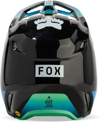 Vista 4 de Fox Racing Casco unisex para motocross V1, negro/azul, XL