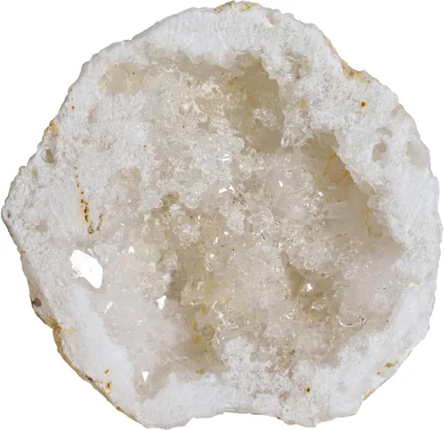 Vista 7 de TUMBEELLUWA Decoración de piedra de geoda de cristal con revestimiento de titanio irregular, espécimen de racimo de roca de arco iris natural