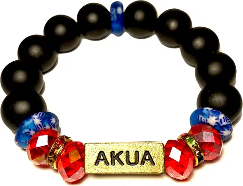 Vista 58 de Pulseras africanas tradicionales con nombre nacido en el día para mujeres de Ghana, materiales naturales, ajuste cómodo y holgado