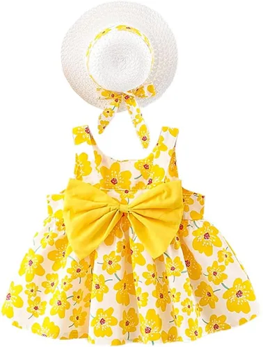 Vista 38 de Vestido tutú de verano para niñas pequeñas, sin espalda, vestido de princesa para fiesta de cumpleaños, vestido de verano con lazo floral