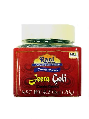 Vista 4 de Rani Anardana Goli (caramelo pomegrante seco) Tarro PET de 3.88 oz (110 g) ~ Todo natural Vegano Apto para gluten Sin OMG Origen y sabor