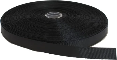 Vista 15 de Cinta de grogrén sólido de 100 yardas cada rollo, 100% poliéster (1/4", beige)