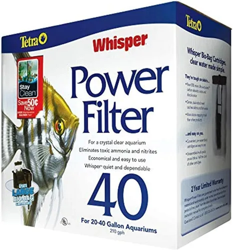 Vista 8 de Tetra Whisper Filtro de potencia, Negros & Grises