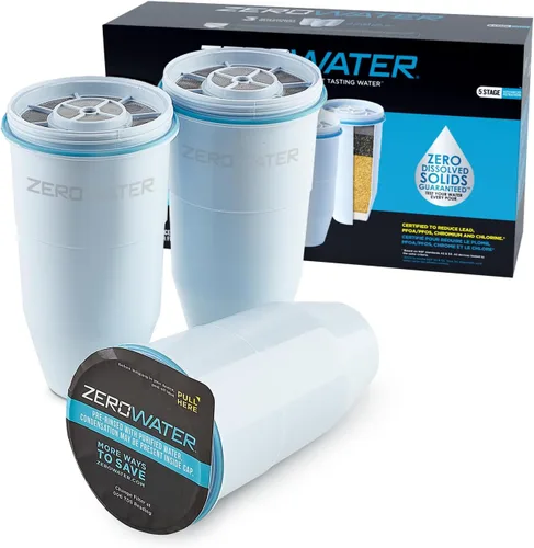 Vista 10 de ZeroWater Filtro de repuesto oficial – Reemplazo del filtro TDS 0 de 5 etapas – Sistema IAPMO certificado para reducir plomo, cromo y PFOA/PFOS