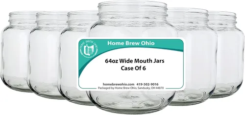 Vista 2 de Home Brew Ohio Tarros de boca ancha de 64 onzas (paquete de 6)