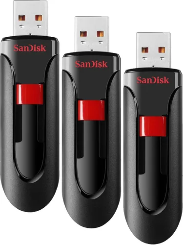 Vista 8 de SanDisk Unidad flash USB 2.0 Cruzer Glide de 32 GB - SDCZ60-032G-B35, rojo