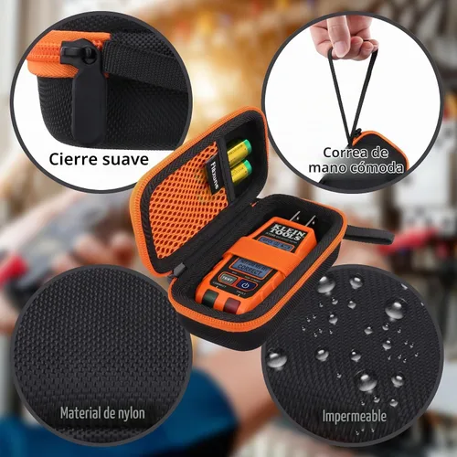 Vista 5 de Estuche rígido de viaje para Klein Tools GFCI receptáculo probador 120V