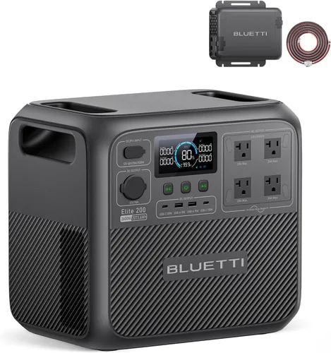 Vista 13 de BLUETTI Generador solar Elite 200 V2 y panel solar de 2 x 200 W incluido