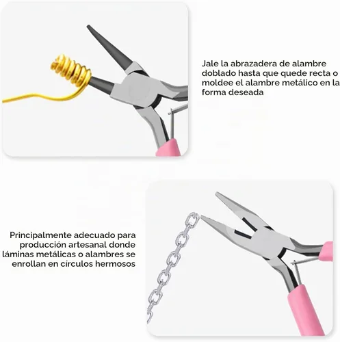 Vista 7 de Alicates de joyería para herramientas de fabricación de joyas, juego