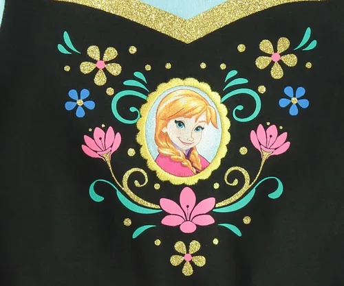 Vista 7 de Disney Vestido de piel de princesa Anna Elsa congelado de bebé a niño grande
