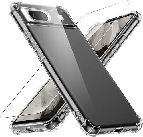 Vista 10 de Funda para teléfono Google Pixel 3, con 1 protector de pantalla, TPU a prueba de golpes de silicona a prueba de golpes para Google Pixel 3