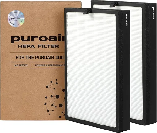 Vista 9 de PuroAir Filtro de repuesto 400 – Repuesto de filtro auténtico Puro Air 400 – Filtro HEPA oficial PuroAir con filtros CarbonTech 99.9% de polen