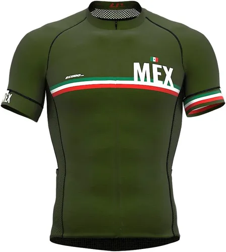 Vista 10 de Maillot Pro de ciclismo de manga corta para hombre Negro