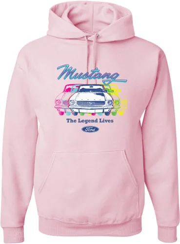 Vista 26 de Wild Bobby Ford Mustang The Legend Lives - Sudadera con capucha unisex con diseño de coches y camiones