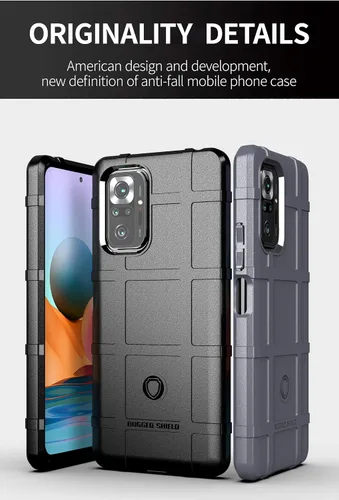 Vista 6 de CCSmall Funda para hombre para Xiaomi Redmi Note 10 Pro, resistente a prueba de golpes, grado militar, a prueba de caídas, funda para teléfono