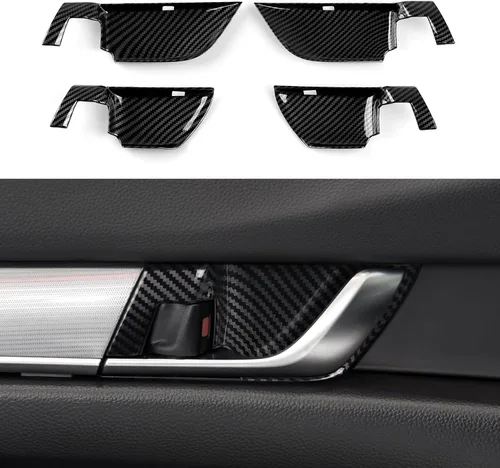 Vista 10 de Calcomanías de ventilación de salida de CA para Honda Accord 2018-2022, accesorios de 10ª generación, calcomanías de fibra de carbono ABS