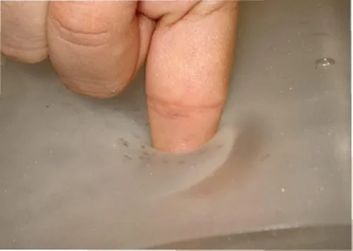 Vista 3 de Cojín de asiento de inodoro de gel de polímero semilíquido, accesorio de gancho y bucle extra resistente, cojín para comodidad de gel, versión 2