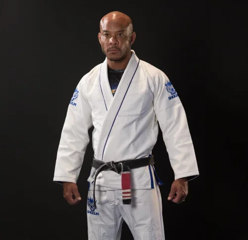 Vista 2 de SHOGUN Fight Jiu Jitsu Gi Tao Premium 15.87oz tejido de perlas de algodón BJJ