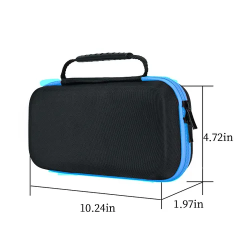 Vista 2 de Widfre Funda de transporte para consola Nintendo Switch y accesorios, funda rígida de viaje compatible con interruptor, funda de transporte portátil