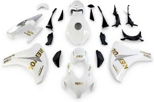 Vista 60 de US STOCK - Carenado blanco rojo naranja apto para Honda 2008-2011 CBR1000RR 006 Blanco Rojo Naranja