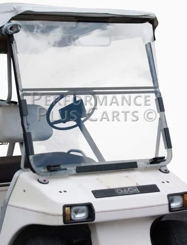 Vista 6 de Clear Fold Down Golf Cart Windshield for Club Car DS 1982-2000.5