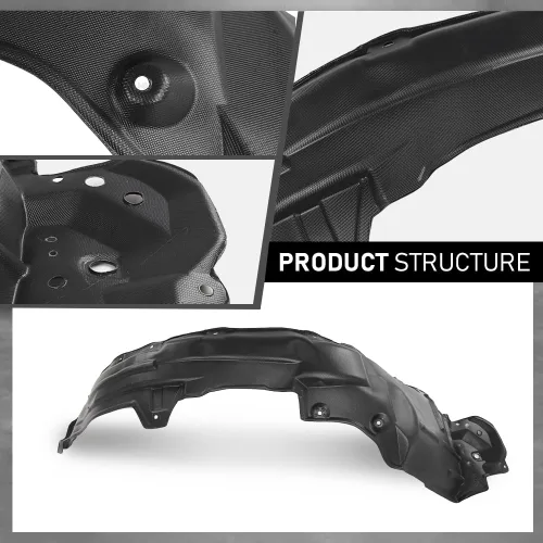 Vista 9 de GRAND ORANGE Forro interior delantero izquierdo y derecho, 1 par compatible con Toyota RAV4 2013-2018 538760R060, 538750R060, TO1248171, TO1249171