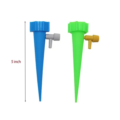 Vista 2 de 10 piezas de dispositivo de picos de riego automático para plantas, sistema de control automático de agua con válvula de liberación lenta, sistema
