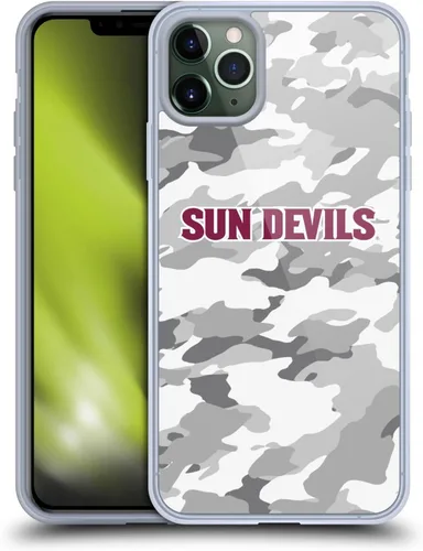 Vista 167 de Head Case Designs Funda de gel ASU Camou con licencia oficial de la Universidad Estatal de Arizona [protección de grado militar] compatible
