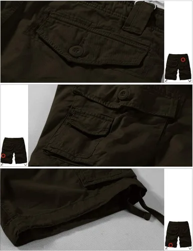 Vista 6 de Pantalones cortos estilo cargo para hombre de Match
