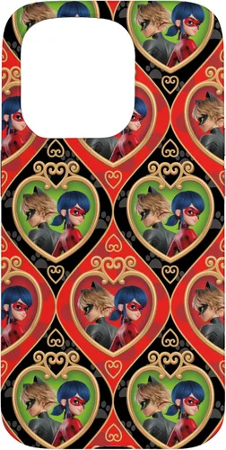 Vista 14 de Funda roja y verde para iPhone SE (2020) / 7 / 8 Miraculous Ladybug and Cat Noir The Movie