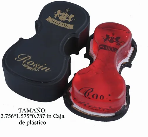 Vista 6 de PUNK Colofonia Natural Transparente Adecuada para Violín, Violonchelo, Viola y Otros Instrumentos de Cuerda Frotada (2A)